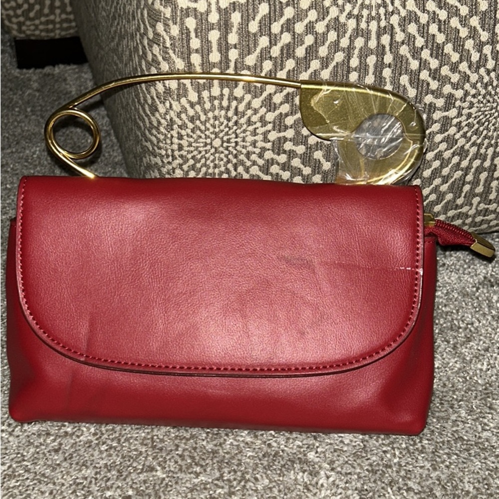 Red Safety Pin Bag
